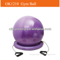 yoga exercise ball with base and expender